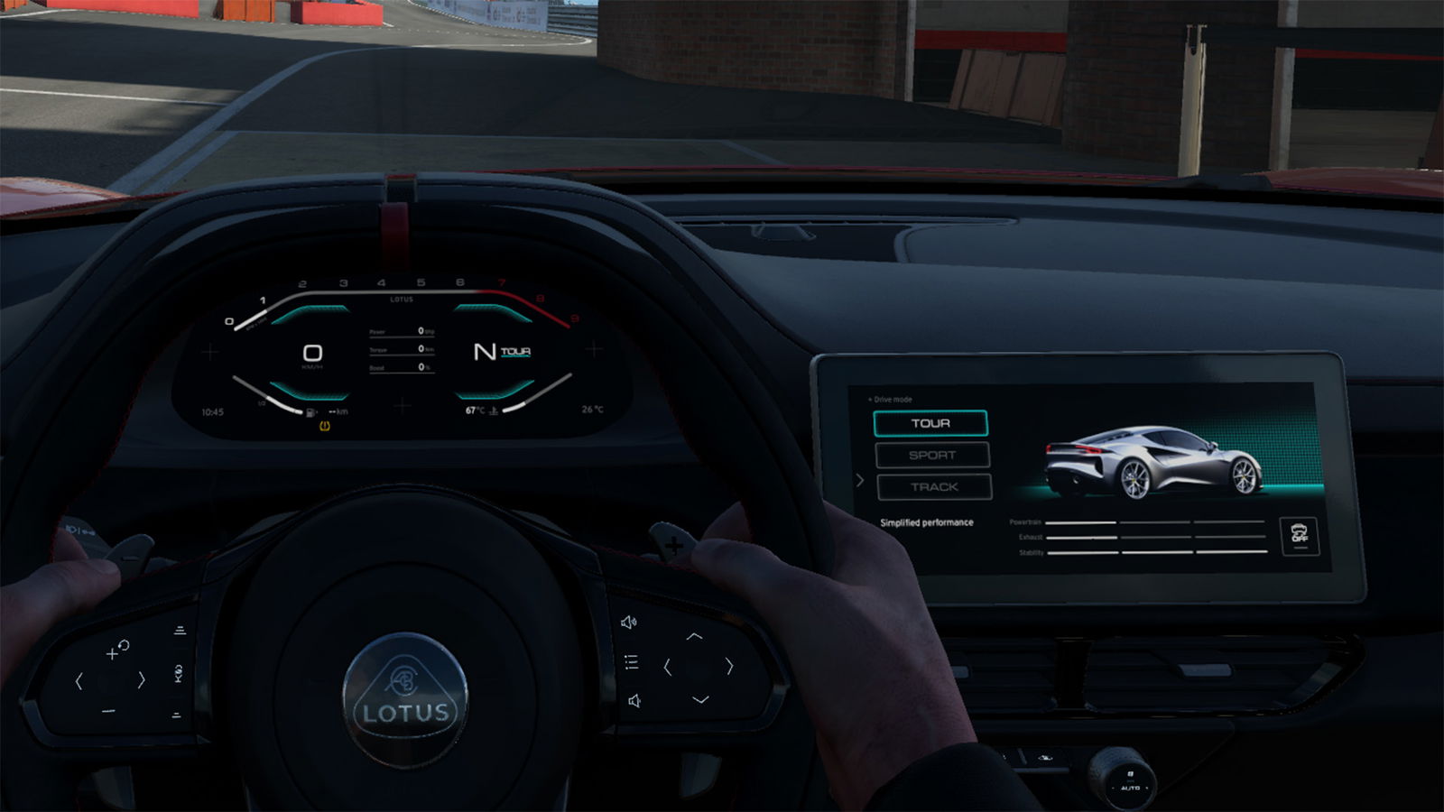 Lotus Emira, Tour mode, AC Evo
